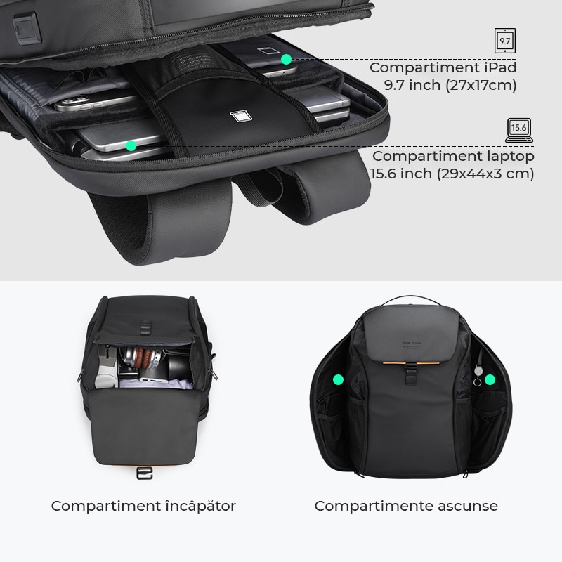 Geanta multifunctionala casual pentru laptop Mark Ryden