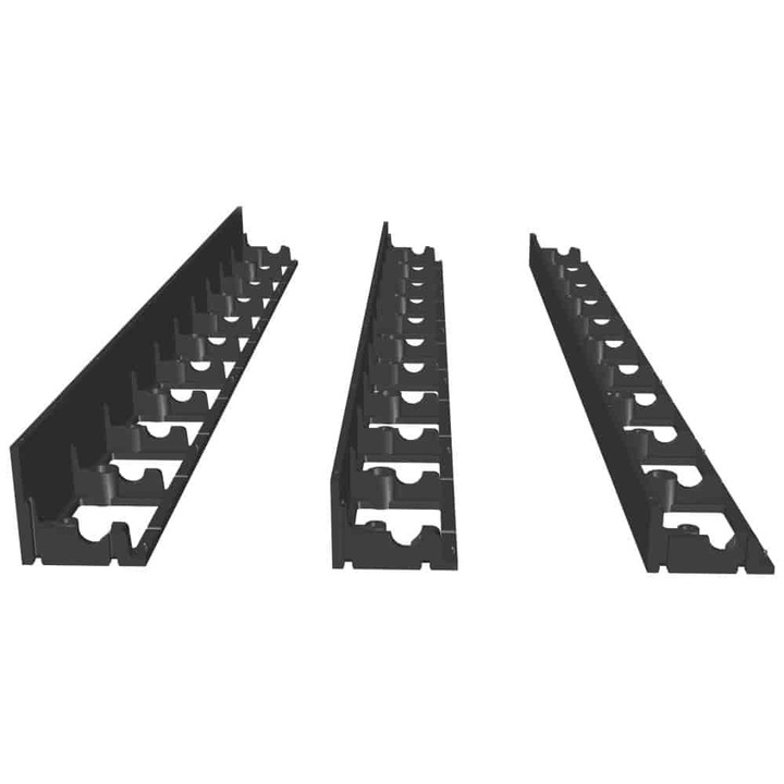 Margine de gazon 4, 5 cm x100 cm negru