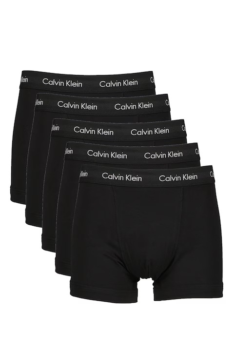 Logós boxer szett - 5 pár, CALVIN KLEIN, fekete, M