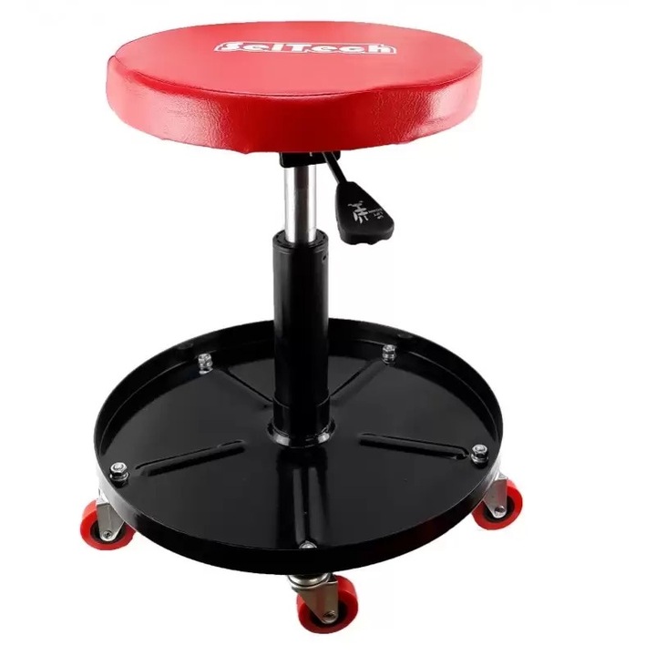 Scaun rotativ de lucru cu tava chei si reglaj pe inaltime