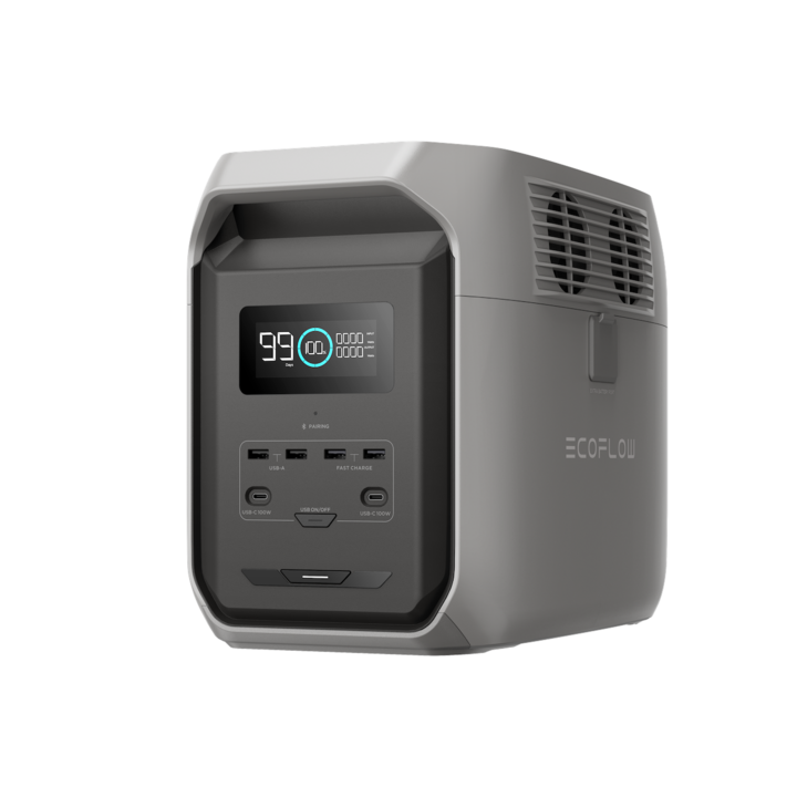 Statie de incarcare portabila EcoFlow Delta 3 1500 LiFePO4 1.5 kWh UPS 15ms 1800W IP54 protectie BMS