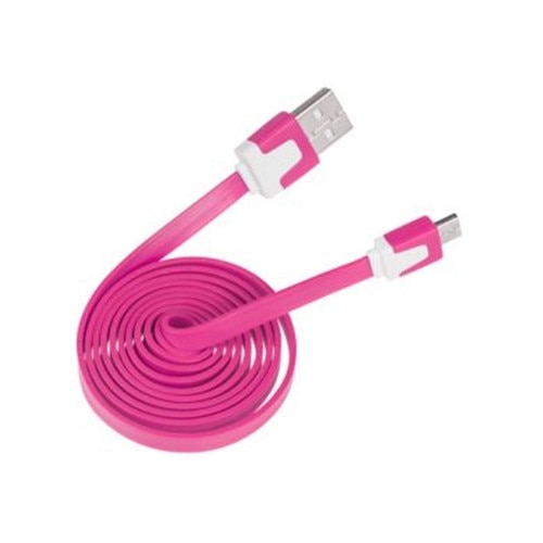 Cablu micro USB flexibil, Roz, Motor Starter