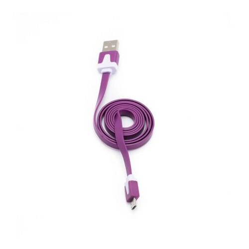 Cablu micro USB flexibil, Mov