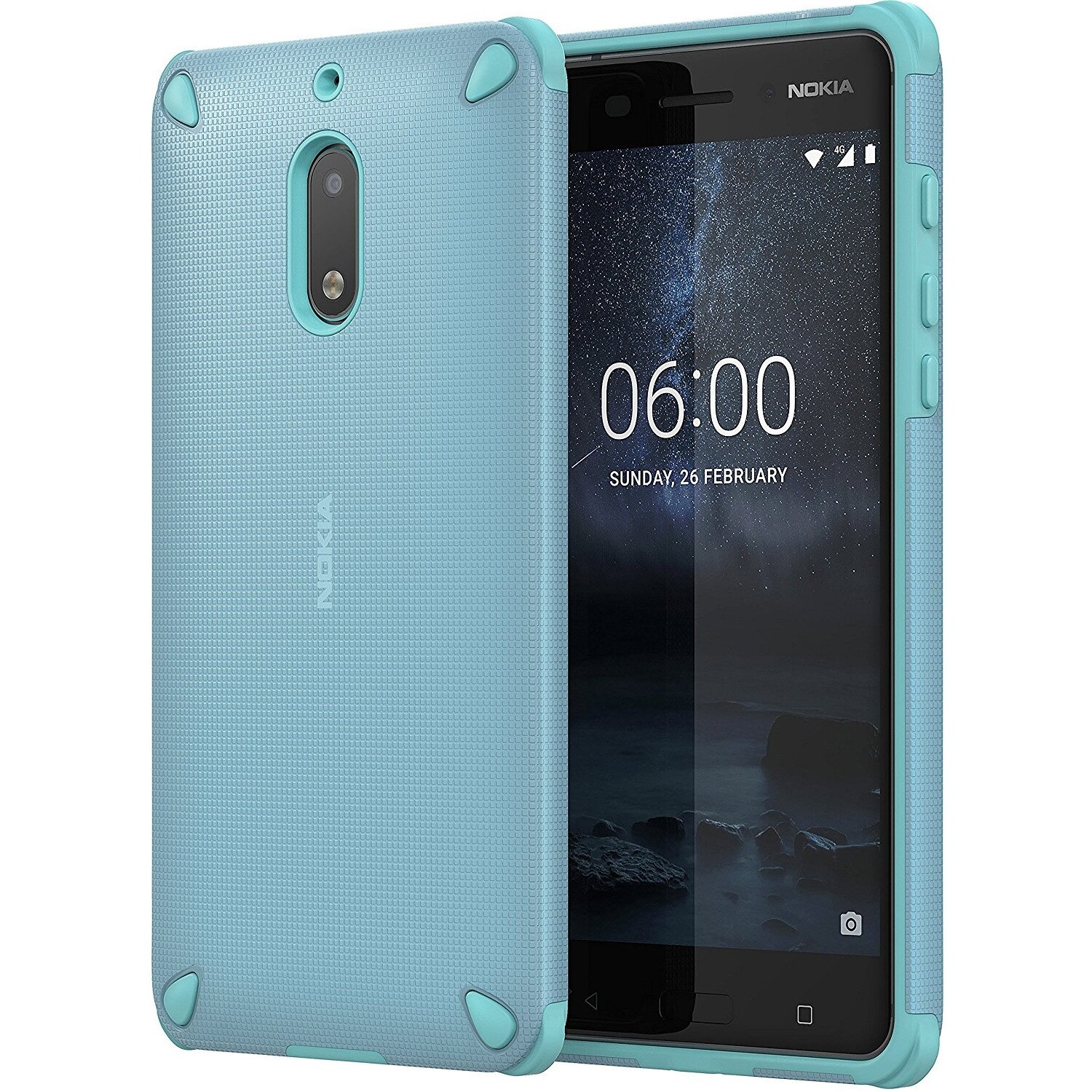 Alternative proposal Habubu pawn Husa de protectie Rugged Impact pentru Nokia 6, Menta - eMAG.ro