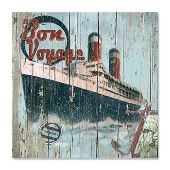 Tablou Canvas - Nautic, Vapor, Bon Voyage, 70 x 70 cm Tablou Canvas - Nautic, Vapor, Bon Voyage, 70 x 70 cm