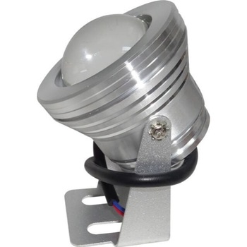 Spot LED 10W 12V IP65 RGB cu lupa si telecomanda Spot LED 10W 12V IP65 RGB cu lupa si telecomanda
