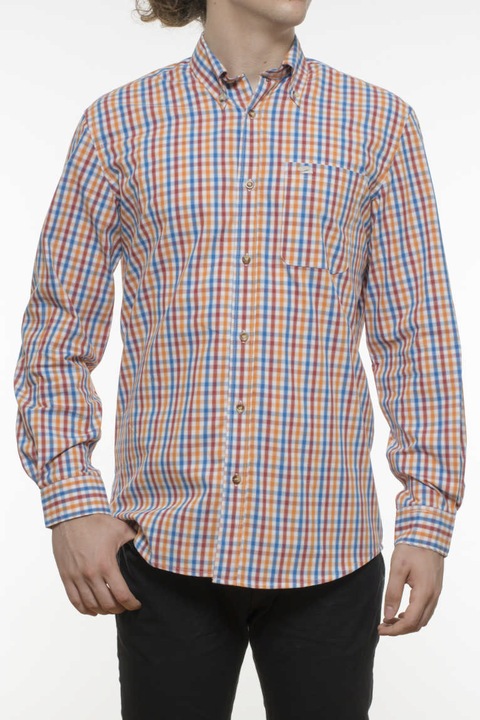 Camasa, maneca lunga INDEEWAY, carouri, multicolor, Multicolor