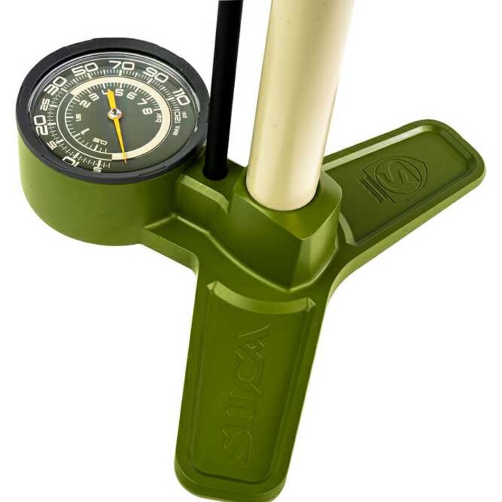 Велосипедна помпа SILCA TERRA, 120 psi, дръжка от бряст, 76 мм