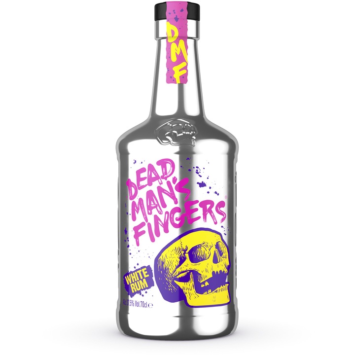 Rom Dead Man's Fingers White, 37.5%, 0.7l