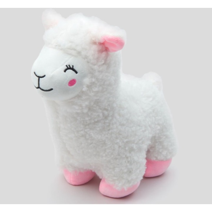 Jucarie din Plus Oita, Alba si Pufoasa, 30 cm