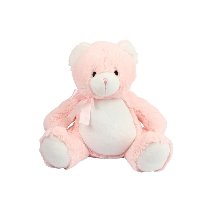 Jucarie plus, ZIPPIE NEW BABY BEAR, 40 cm, Mumbles MM556, Pink, Universal