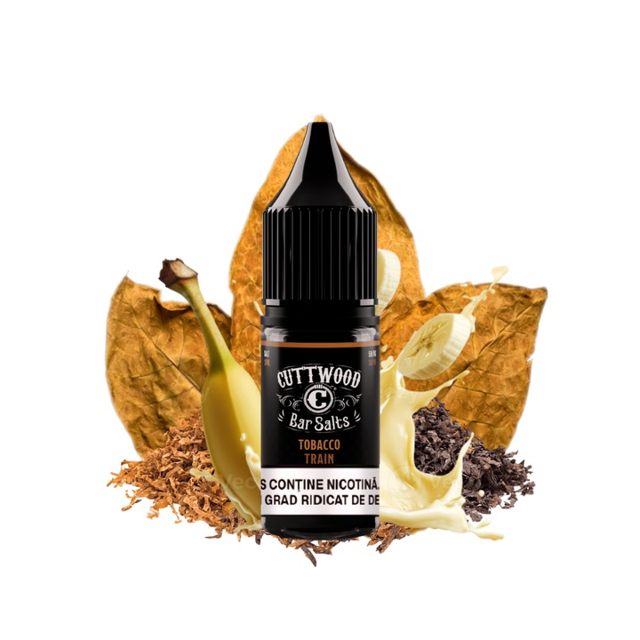 Lichid Tigara Electronica Cuttwood 10 ml, nicotina 20mg - Tobacco Train