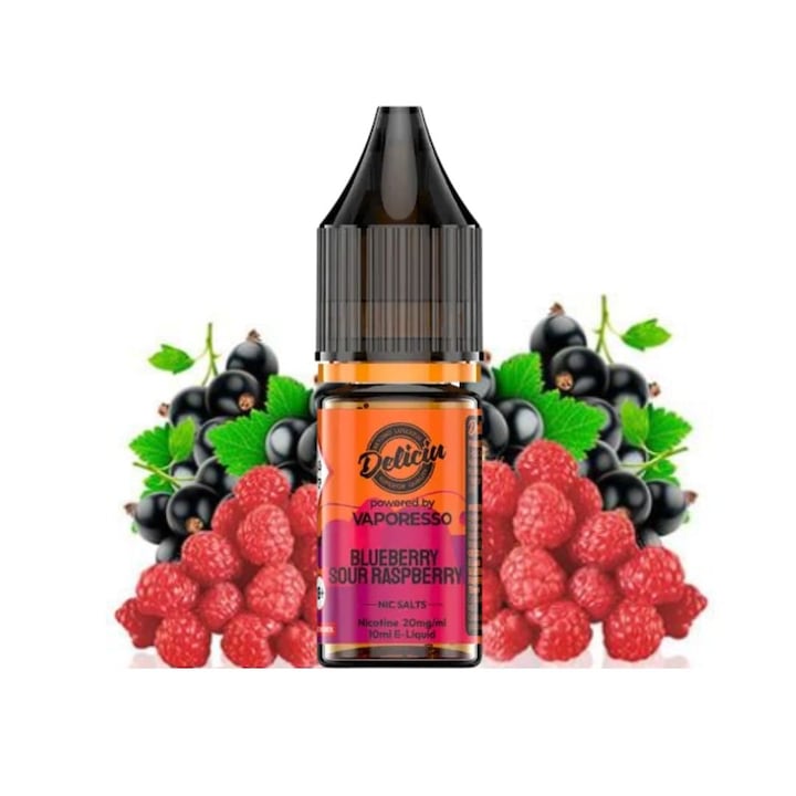 Lichid Tigara Electronica Deliciu by Vaporesso 10 ml, nicotina 20 mg - Blueberry Sour Raspberry