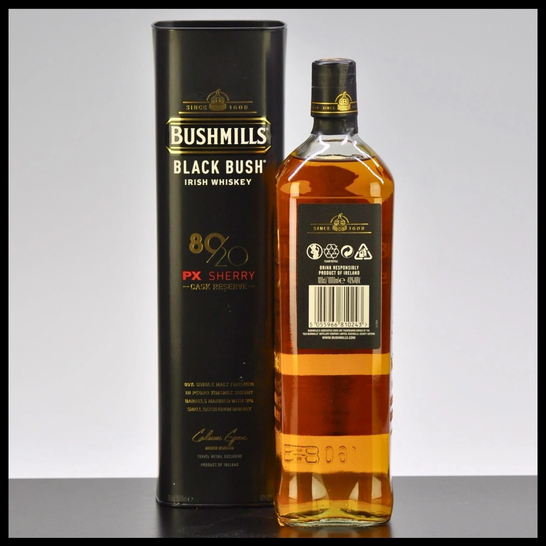 Whisky Irish Whiskey Bushmills Black Bush 80/20 PX Sherry, 40%, 1l