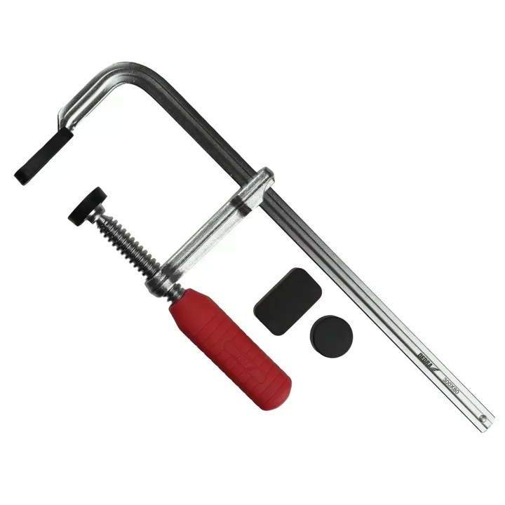 Surub de strangere F Dedra 450x80mm, corp din otel, utilizare in tamplarie