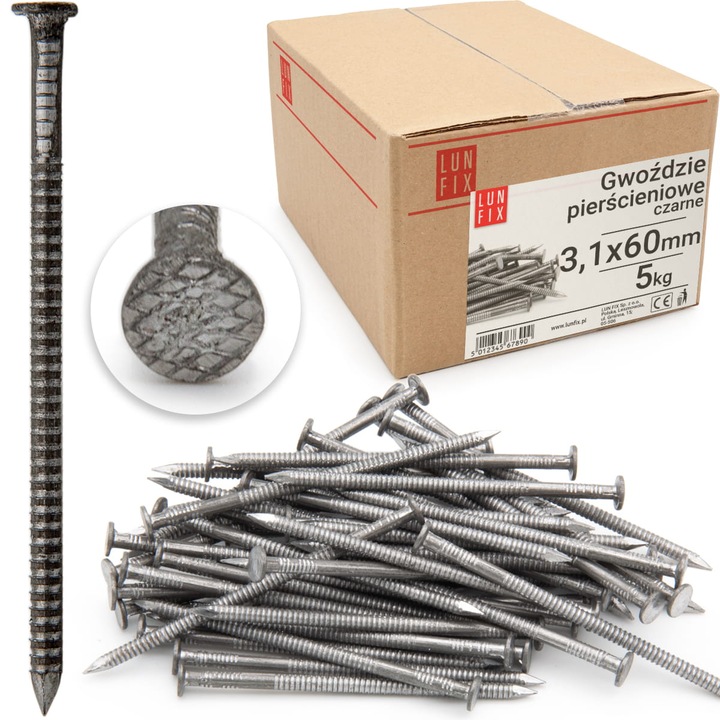 Cuie inel Lun Fix, 3x60 mm, 5kg