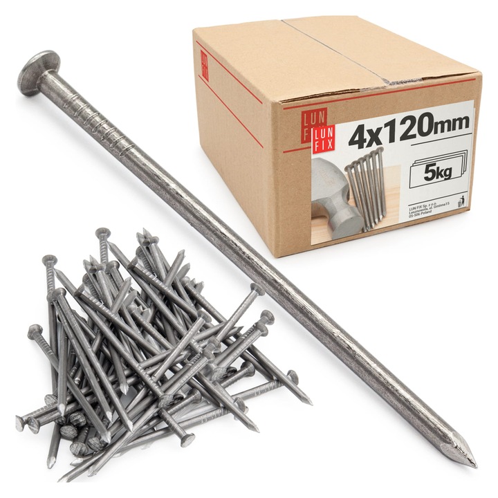 Cuie de constructie Lun Fix, 4x120 mm, 5kg