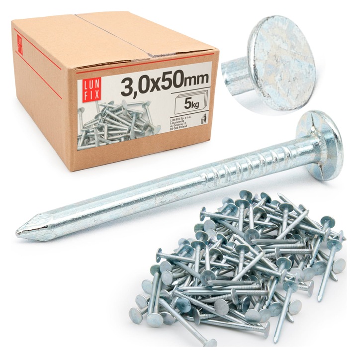 Szegek, Lun Fix, 50mm, 5 Kg
