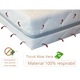 Saltea cu arcuri individuale impachetate, Metru Patrat Relax, 110 x 200 x 23, tip relaxa, imbunatatita cu spuma poliuretanica PREMIUM, tehnologie MULTISTRAT, husa Aloe Vera, detasabila si lavabila, fermitate medie, super rezistenta/durabila