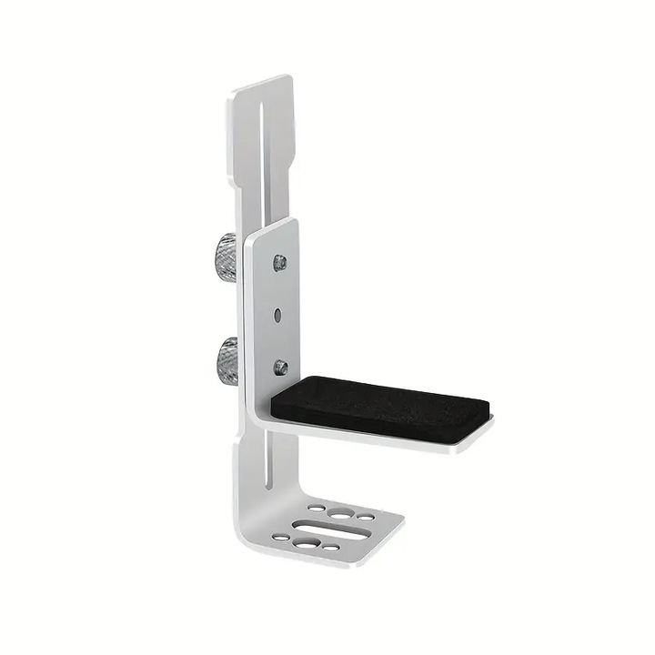 Suport reglabil din aliaj de aluminiu pentru GPU, suport pentru placa grafica, kit de montare antiderapant pentru placa video, Alb