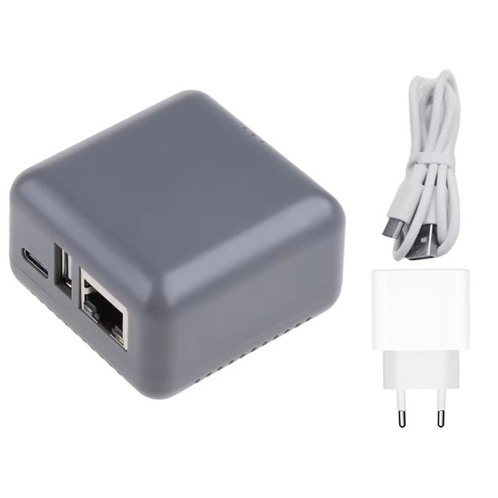 Print server, Active, USB 2.0, 100mbps rj45 LAN, server imprimare