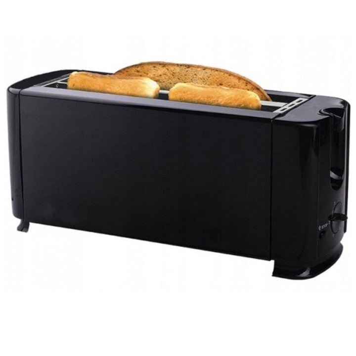 Prajitor Paine Dublu - 1300W, 2 Fante, 4 Felii, 6 Nivele, Oprire Automata