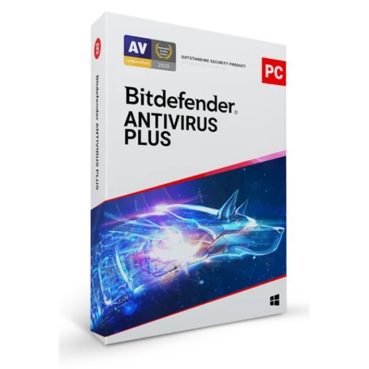 Bitdefender Antivirus Plus - 3 PC, 3 ani -- cont nou creat