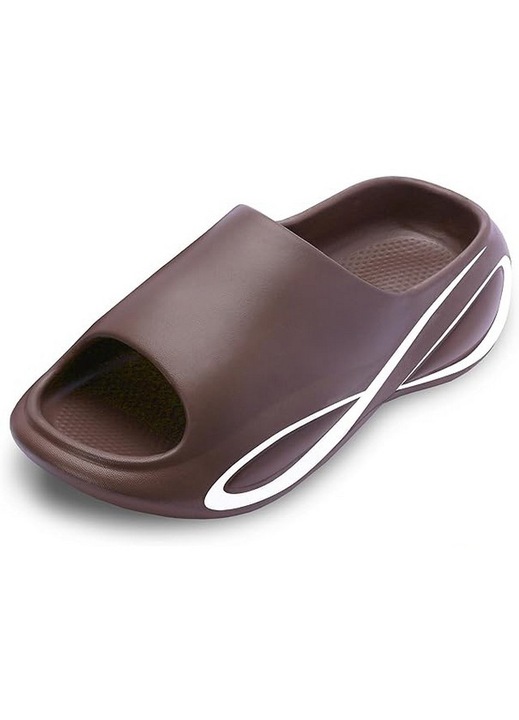 Papuci unisex, comozi si eleganti, material EVA, maro, 38-39