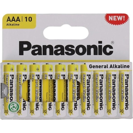 Set 10 baterii alcaline R3 Panasonic AAA, promo - eMAG.ro