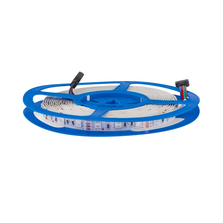 Banda LED RGB SMD5050 Videny, 60 LED/m, 12V, IP20, 5m