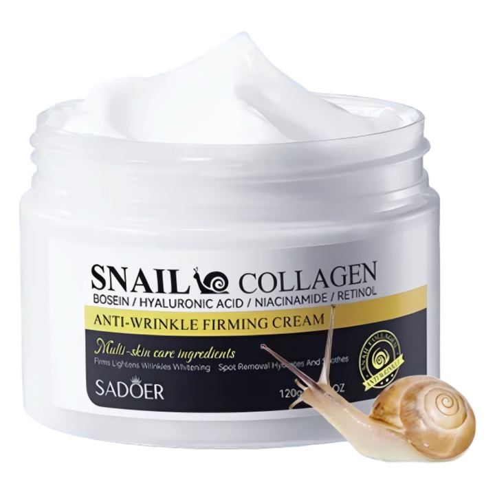 Crema Antirid SADOER cu Colagen si Saliva de melc