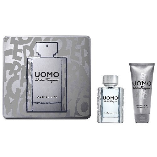 Set Salvatore Ferragamo, Casual Life, Barbati: Apa de Toaleta, 50 ml + Gel de dus, 100 ml