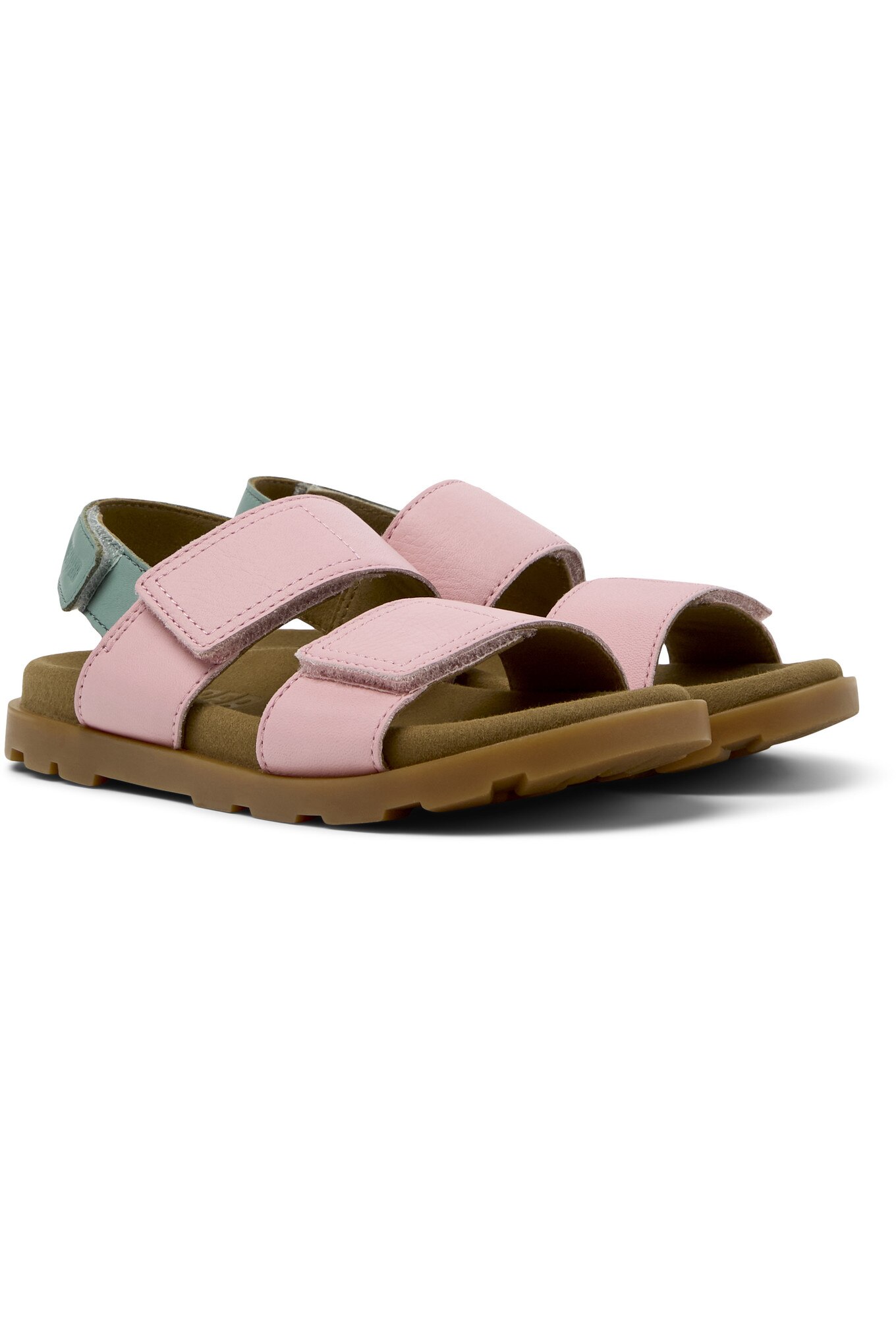 Camper, Sandale de piele Brutus, Roz, 37 EU - eMAG.ro