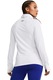 Under Armour, Bluza slim fit cu guler inalt pentru antrenament, Alb