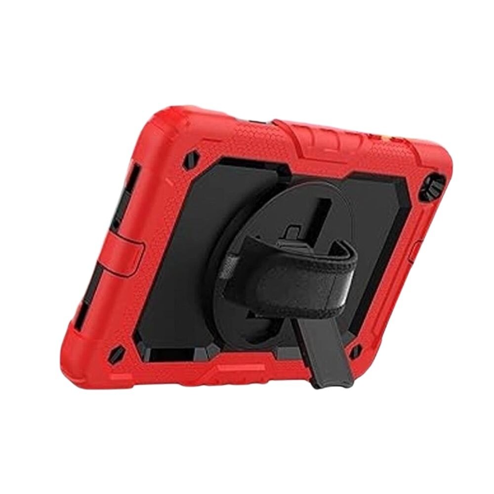 Husa tableta cu suport rotativ pentru Samsung Galaxy Tab A 8.0 2019, rosie, material durabil, protectie 360°