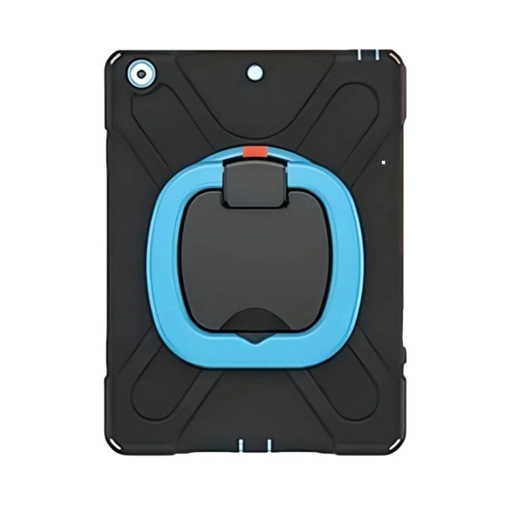 Husa tableta cu suport rotativ pentru iPad 7/8/9 10.2 inch, neagra, design elegant, protectie 360°