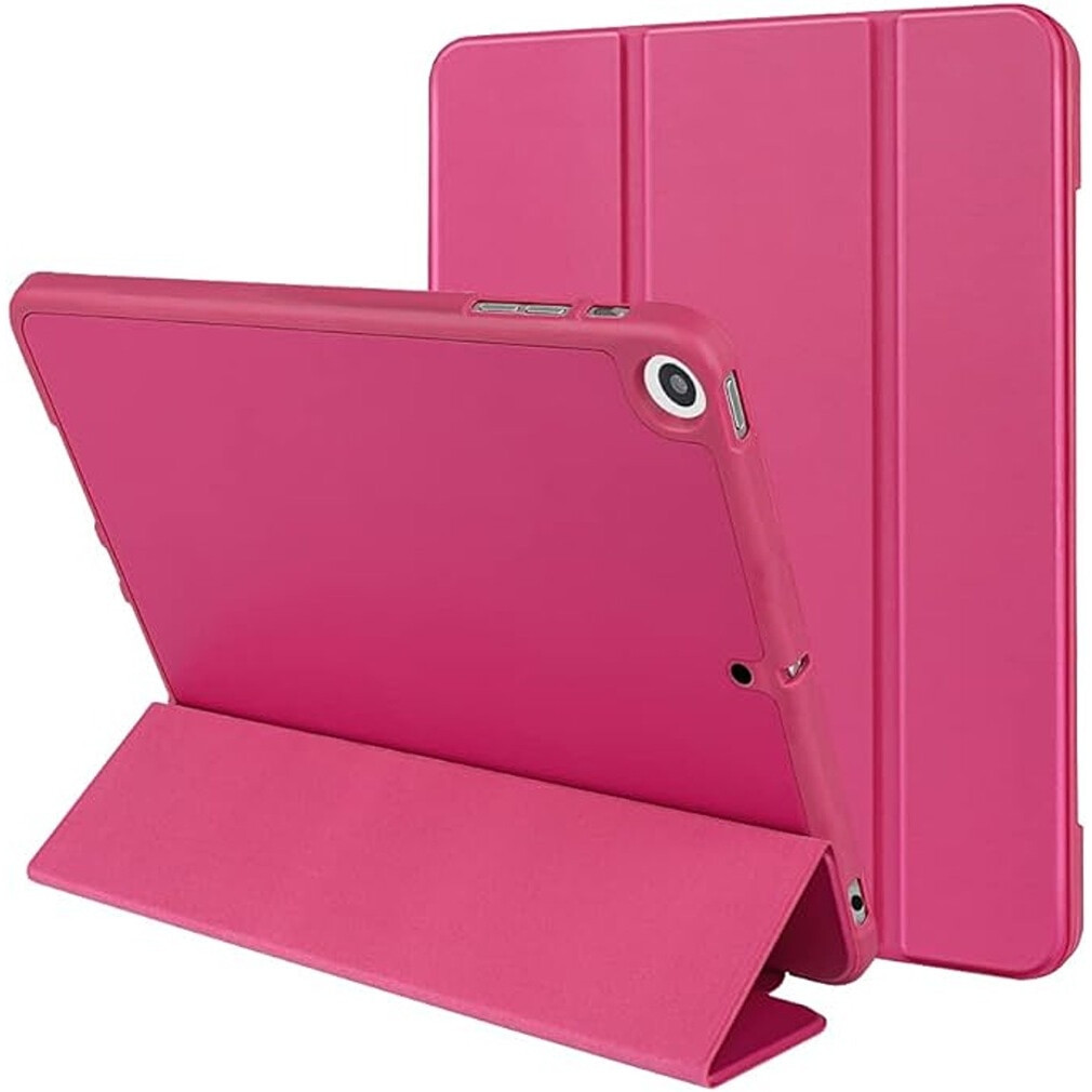 Husa protectie pentru iPad Mini 1/2/3, roz, material PC si TPU