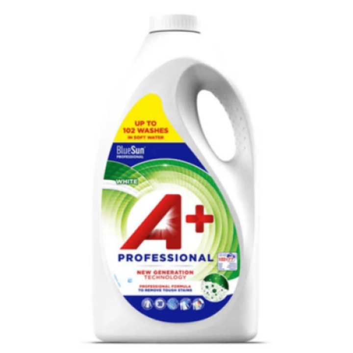 Detergent lichid A+ white, 4.62 litri, 77 spalari