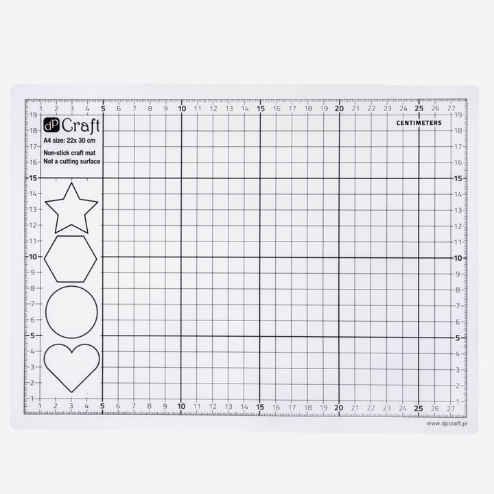 Plansa din silicon dp Craft, dimensiune A4, antiaderenta, pentru turnat sigilii de ceara si adeziv, DIY, art & craft