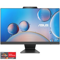 Sistem All-in-One Asus M3402WFAK cu procesor AMD Ryzen 5 7520U pana la 4.30 GHz, 23.8", Full HD, 16GB DDR5, 512GB SSD M.2 NVMe PCIe 3.0, AMD Radeon Graphics, No OS, Black