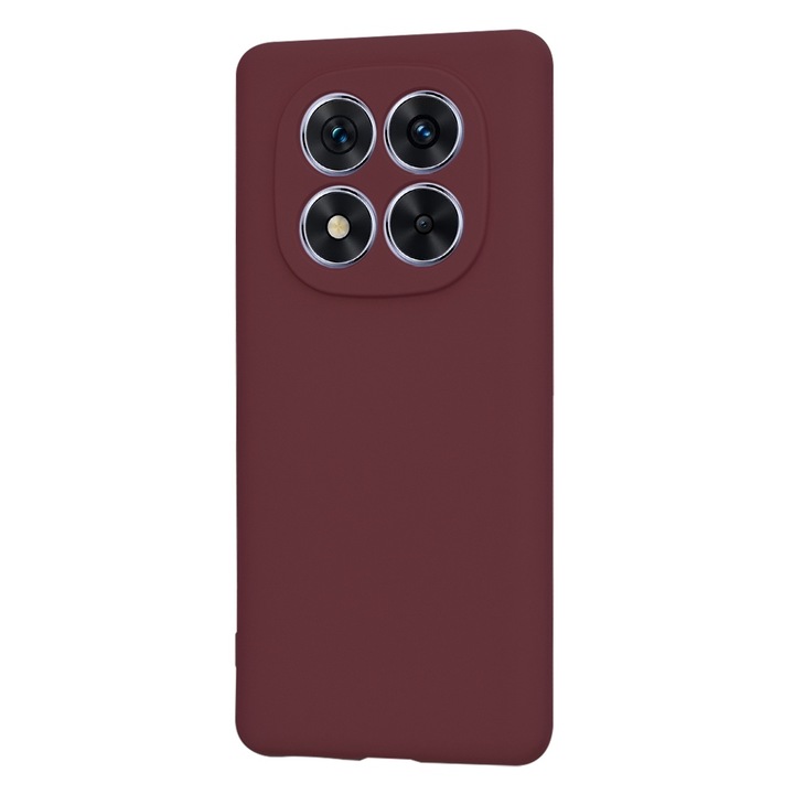 Кейс за Xiaomi Redmi Note 14 Pro 5G / Poco X7 силиконов кейс червен слива
