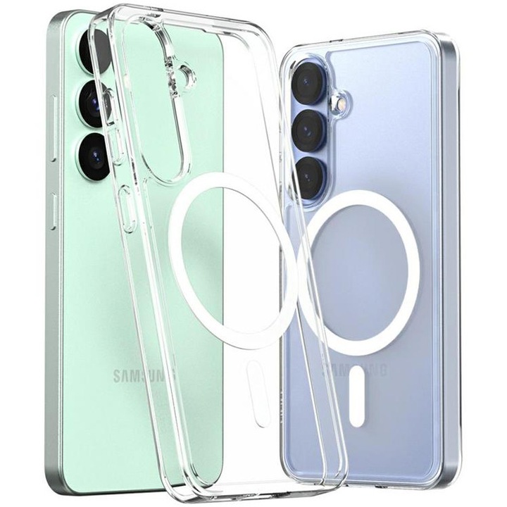 Husa de protectie Araree Duple M MagSafe pentru Samsung Galaxy S25, Transparent