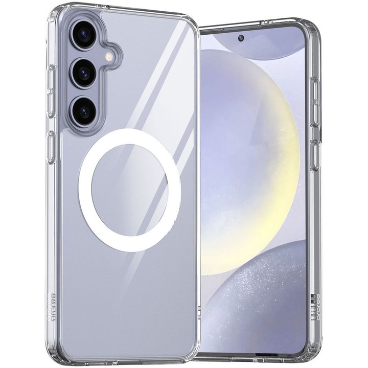 Husa de protectie Araree Duple M MagSafe pentru Samsung Galaxy S24 Plus, Transparent