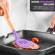Set Premium Ustensile de Bucatarie pentru Gatit, 12 Piese din Silicon cu Manere din Lemn Bambus Ergonomice, Durabile, Sigur pentru Alimente, Rezistente la Temperaturi Inalte, Usor de Curatat si Organizat, Indigo