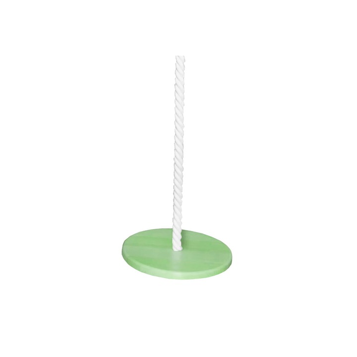 Malpiszon fa hinta, világoszöld, 25cm, 3-12 éves gyermekeknek