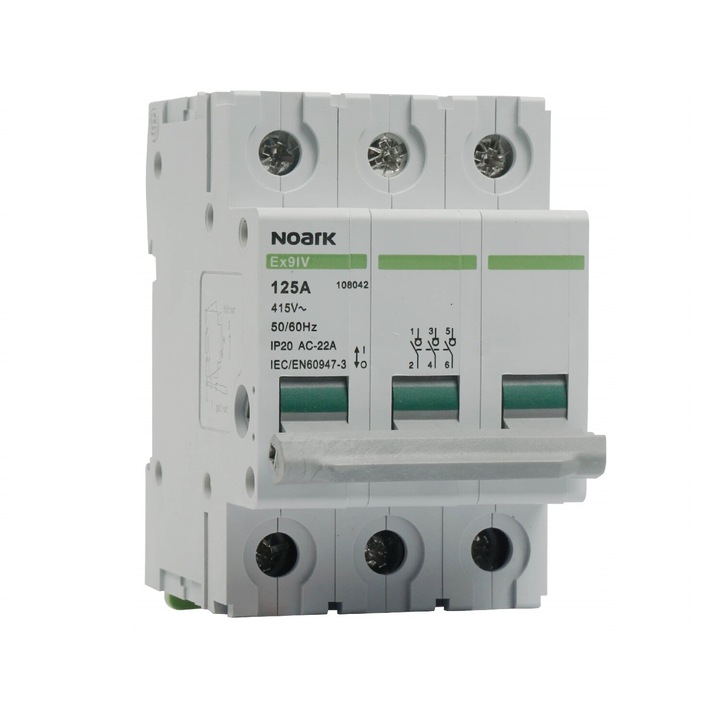 Comutator izolat, NOARK, Ex9IV 3P 100A