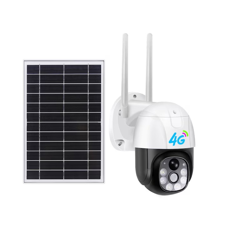 Camera Cu Sim Camera Supraveghere video cu SIM, conexiune 4G, 3MP 2048 x 1536 cu ...