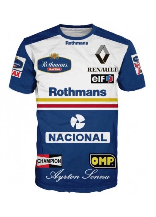Тениска Renault F1 Ayrton Senna размер M