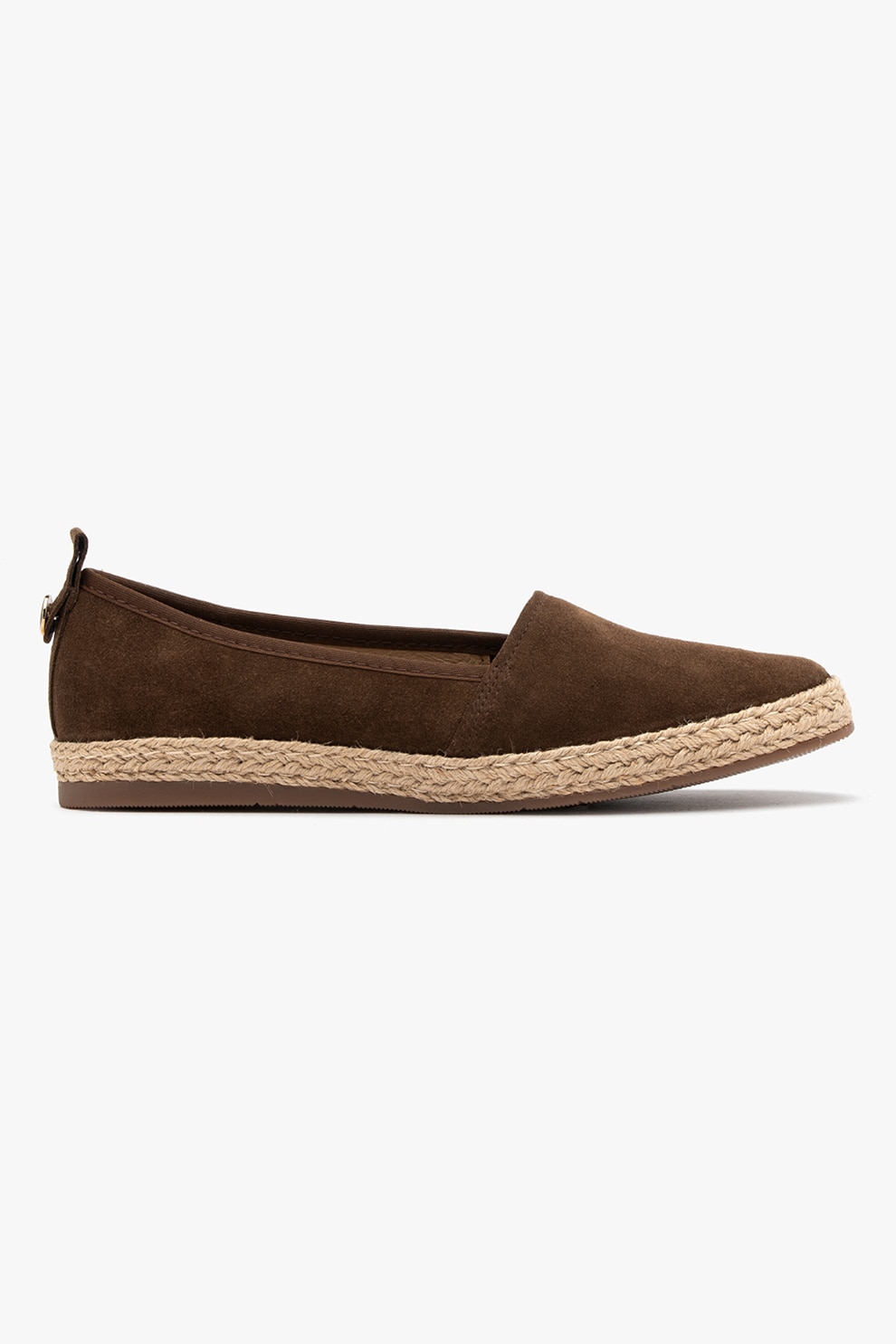Love Moschino, Espadrile de piele intoarsa cu strasuri, Rosu