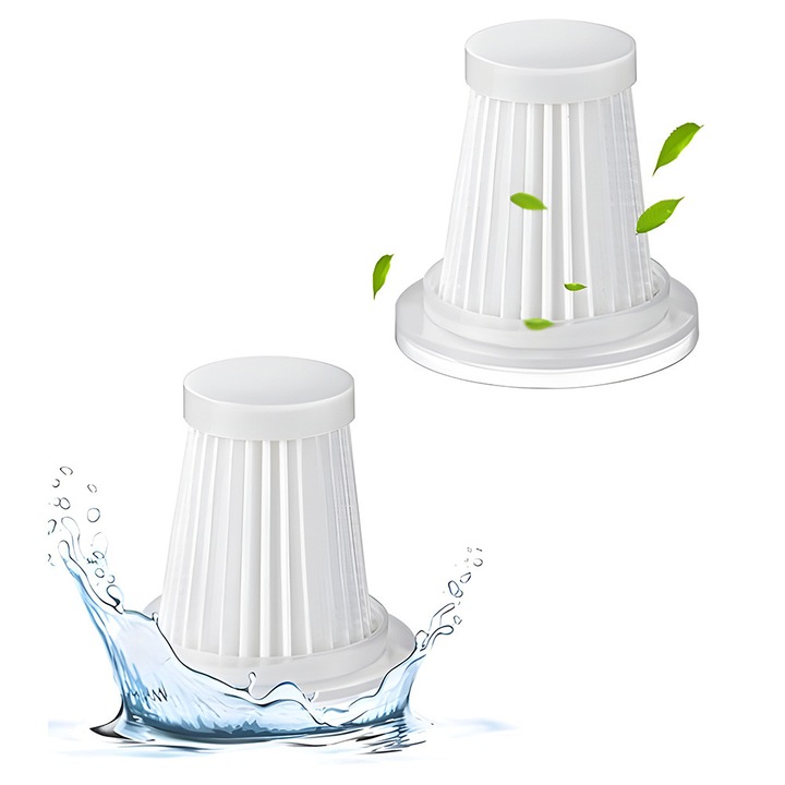 HEPA Szűrő Készlet, IMA Trend®, Autós Porszívóhoz, 2 Darabos Szett, Mosható És Újrafelhasználható Kialakítás, Sűrű Pormentes Szerkezet, Fejlett Szűrési Technológia, Könnyen Felszerelhető És Tisztítható, Hatékony Finompor Eltávolítás